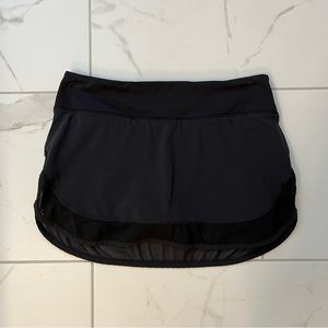 Black Lululemon Tennis Skirt